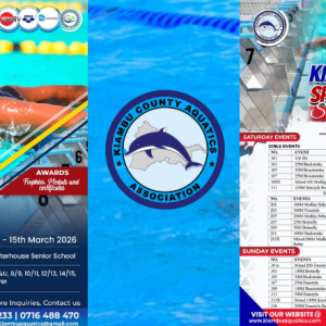 Kiambu Aquatics Invites Swimmers to the 2026 Sprints and Relays Swimming Championship