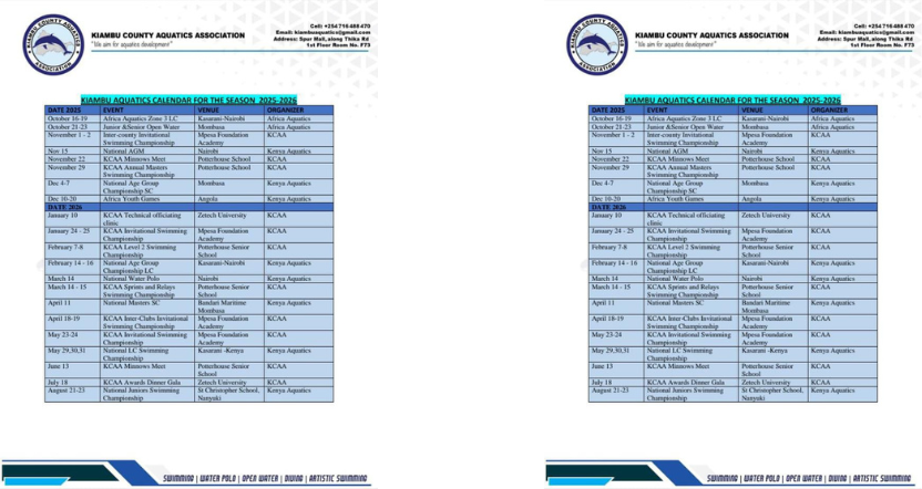 Two Final Events to Close the Season in Style