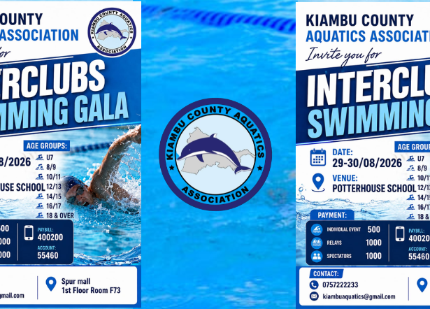 Kiambu Aquatics Opens the 2026–2027 Swimming Season with the Interclubs Swimming Gala