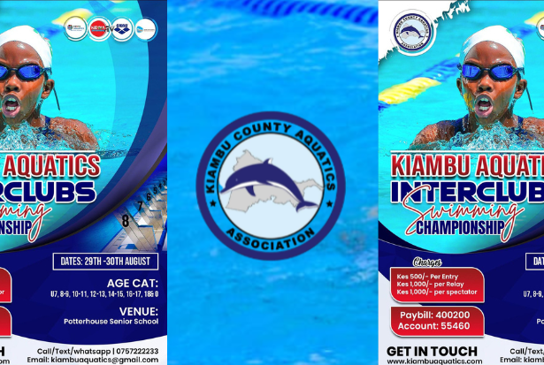 Kiambu Aquatics Interclubs Swimming Championship Set to Open the 2026–2027 Season