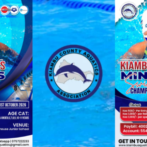Kiambu Aquatics Announces Minnows Swimming Championship Set for 31st October 2026